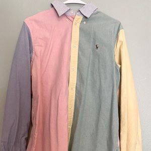 RALPH LAUREN Men’s Big & Tall Oxford Fun Shirt 🏌️